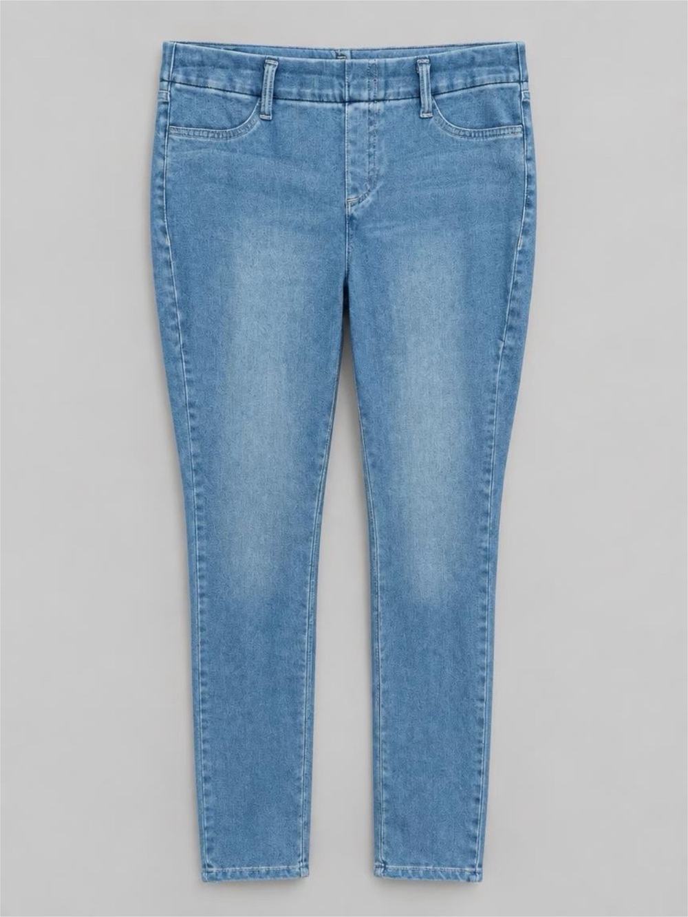 Light Wash Women's Elastic Waist Skinny Jeans NWT - M